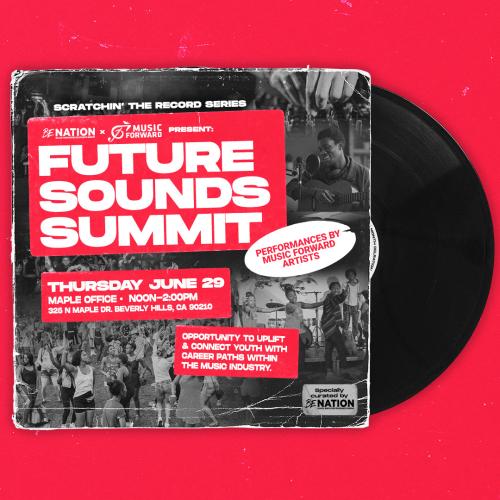 Young people joined Music Forward and BE Nation at the Live Nation office for a panel discussion delving into the business minds driving the success of some of today's top Black music leaders. 